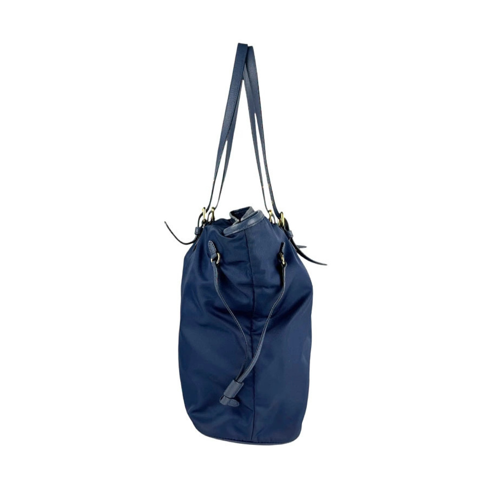 Prada bag tote Tessuto blue navy Blue